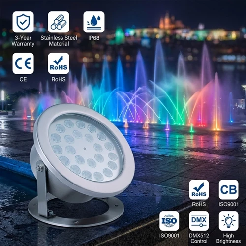 Panduan Pemilihan Lampu Air Mancur Bawah Air LED: Peringkat IP, Tegangan, Sud...